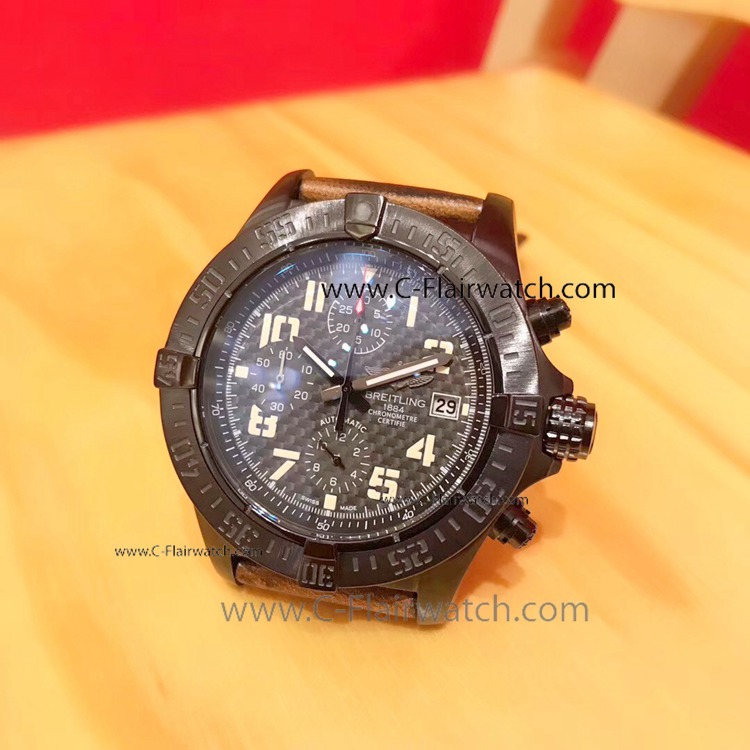 Breitling Super Avenger II Black Case Watch - Buy Replica